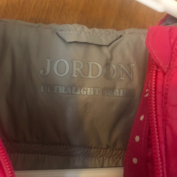 Jordon Brand Girls Winter Down Puffer Vest Size 7 - Picture 3 of 4